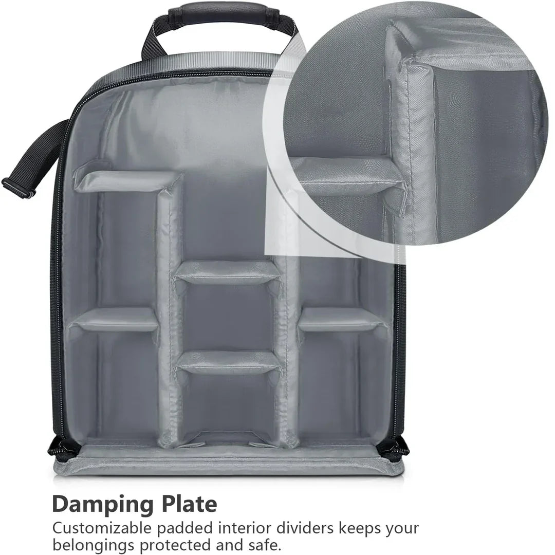 NEEWER TRAVEL CAMERA BACPACK BAG 30X14X37CM GREY