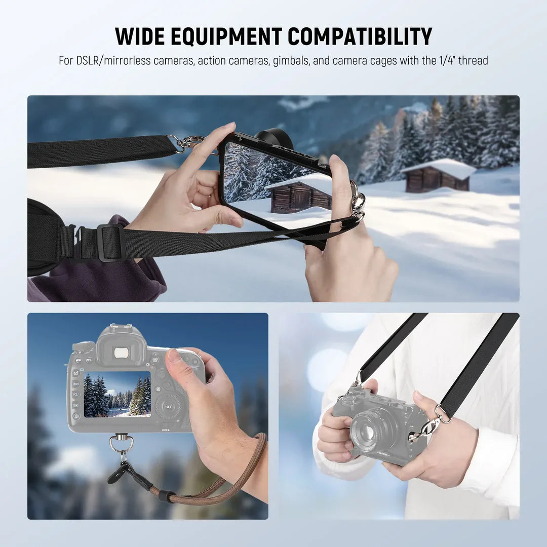 NEEWER UA076 STAINLESS STEEL 1/4' D RING SCREW SET 4 PACK