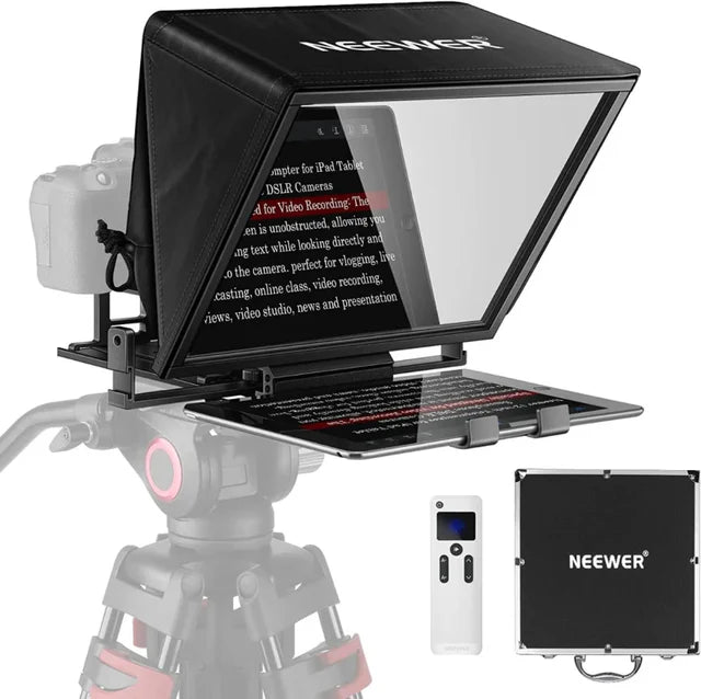 Neewer X14 Pro Teleprompter 14"/36cm with 1/4" Mount and Remote Control