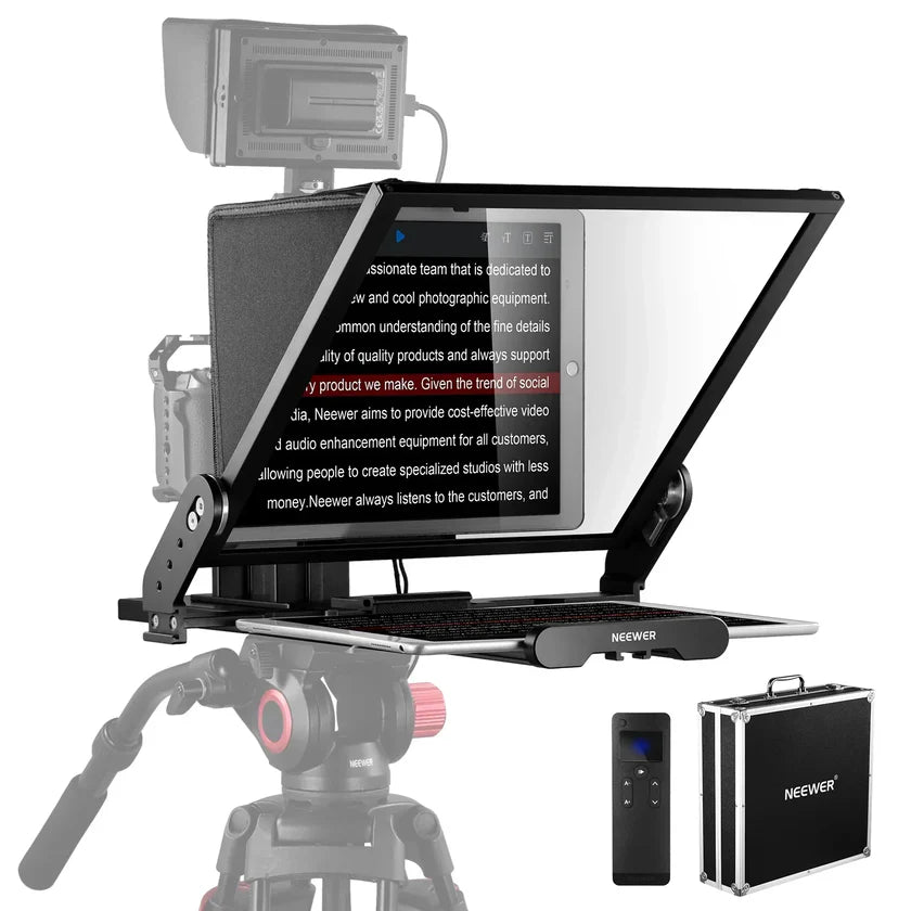 Neewer X17 II Teleprompter 17"/43cm with 501PL Quick Release and Remote Control