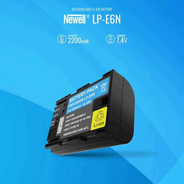 NEWELL LI-ION RECHARGEABLE BATTERY CANON LP-E6N