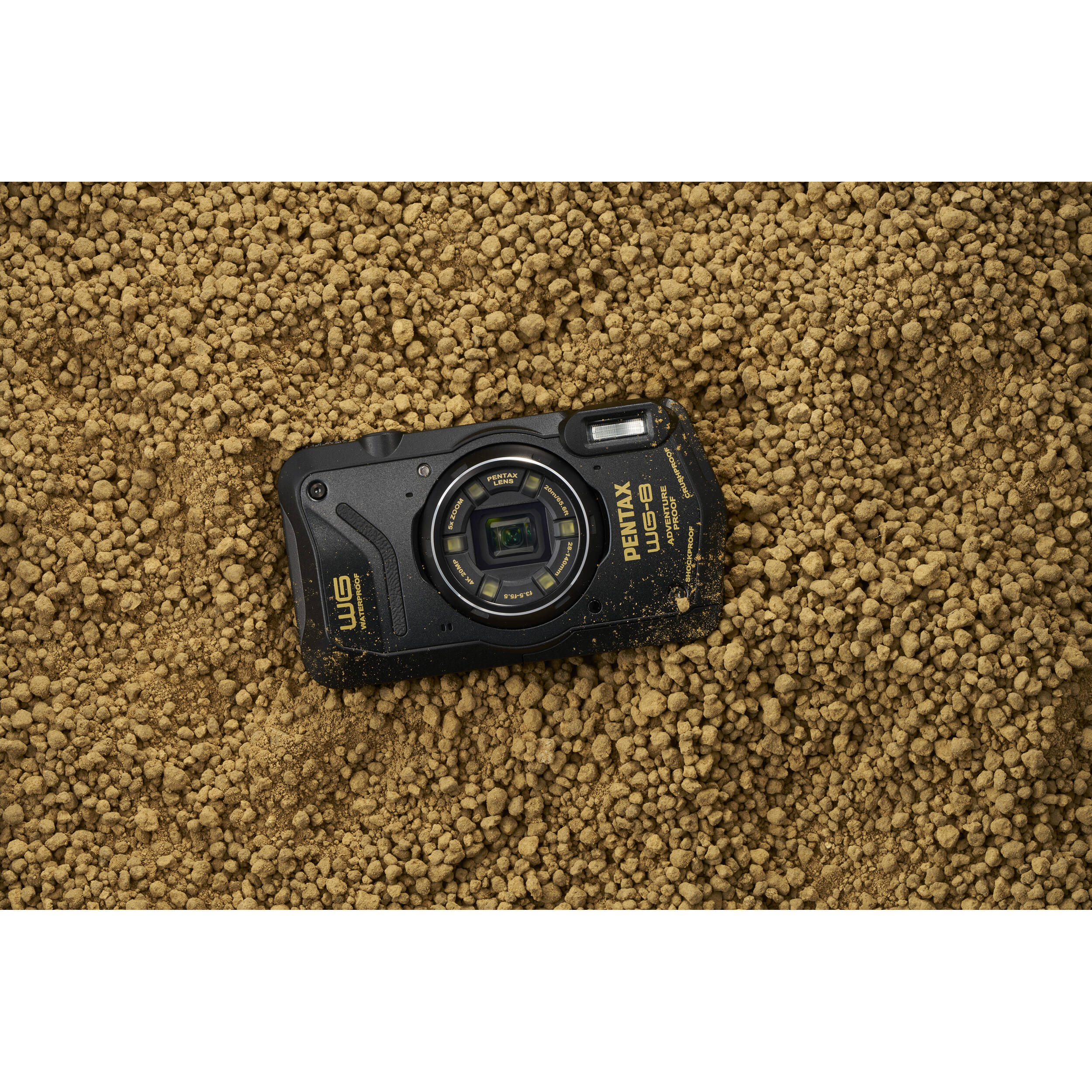 Pentax WG-8 Black Digital Camera: Durable for Every Explorer