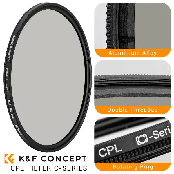 K&F CIRCULAR POLARIZER FILTER - 49MM C-SERIES