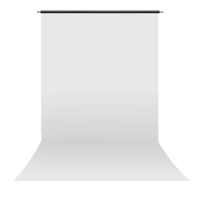 PVC 2.2MX3M WHITE VINYL BACKDROP + 40MM CROSSBAR
