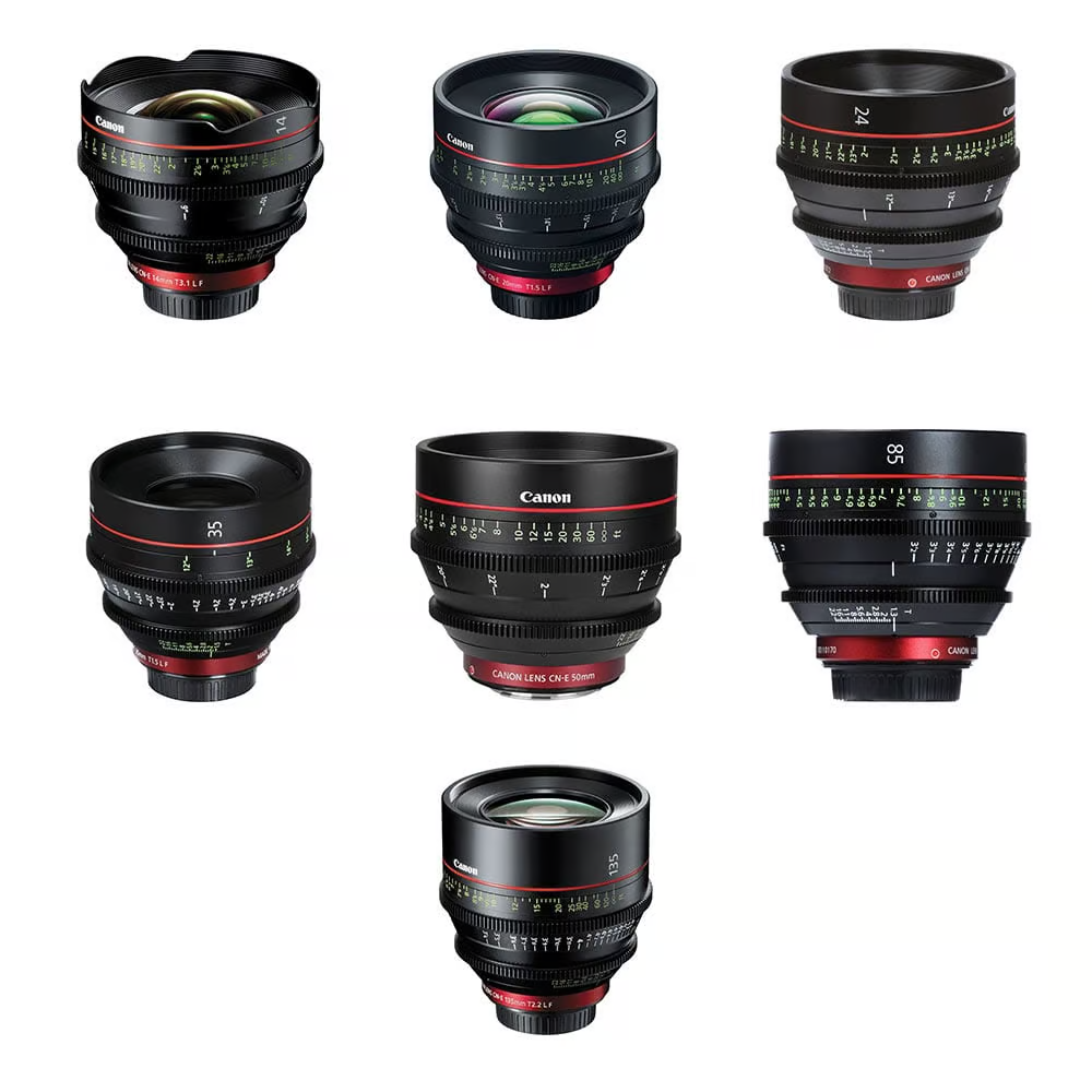 Canon Ef prime kit Rental From R4000 P/DAY