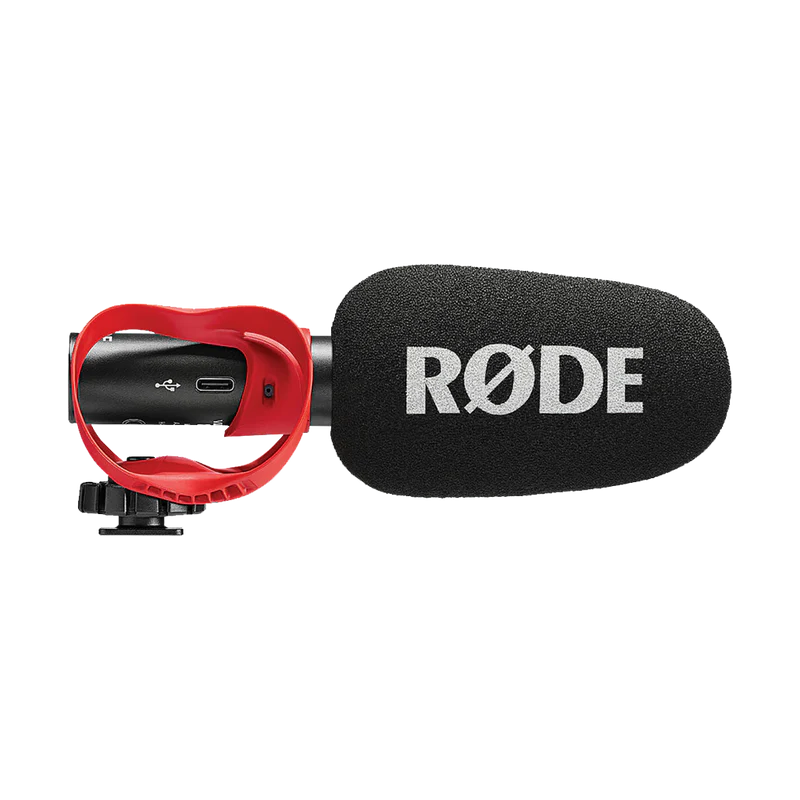 Rode VideoMic GO II Ultracompact Analog/USB Camera-Mount Shotgun MicropRODE VIDEOMIC GO II ON-CAMERA DIRECTIONAL MIChone