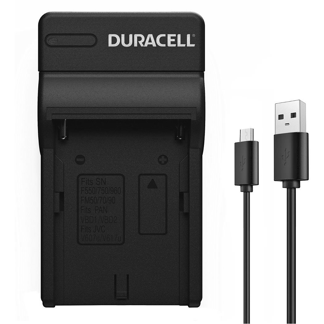 DURACELL USB BATTERY CHARGER - FOR SONY NP-F550/750/970