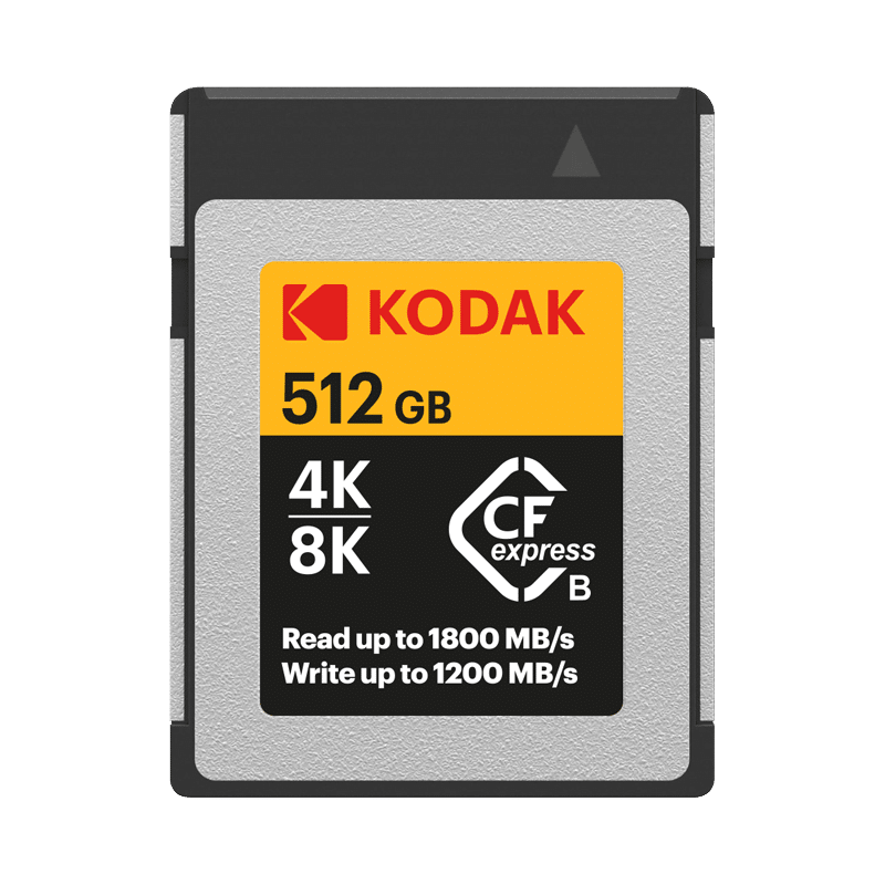 KODAK CFEXPRESS TYPE B 512GB 1800MB/S MEMORY CARD