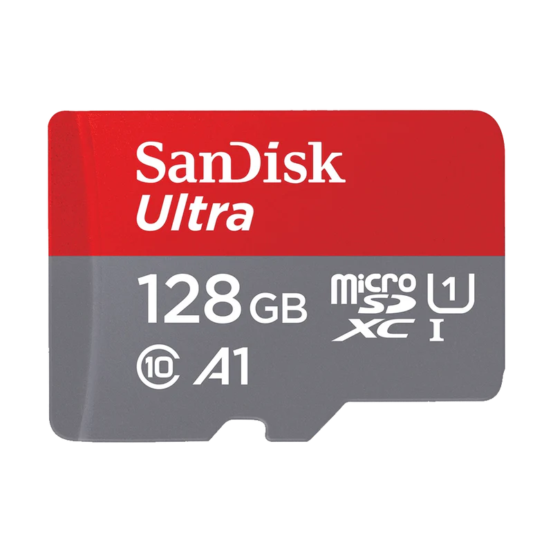 SanDisk 128GB Ultra UHS-I microSDXC Memory Card Camera tek