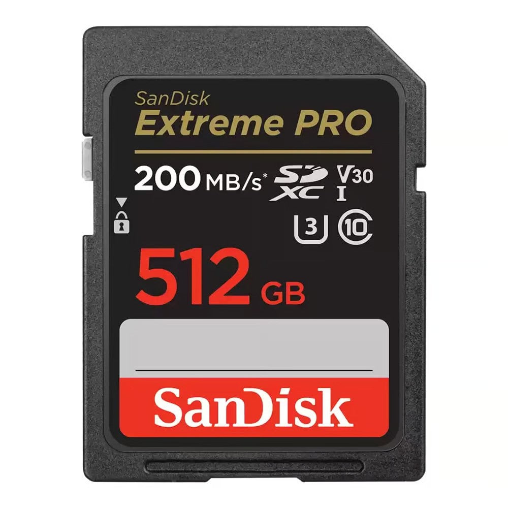 SANDISK EXTREME PRO SDXC UHS-I 512GB (200MB/S) Camera tek