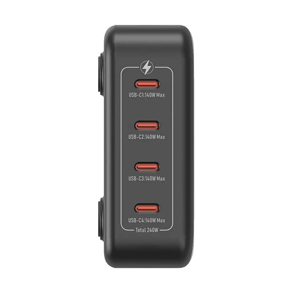 SMALLRIG 240W 4-PORT PD POWER ADAPTER (EU STANDARD)