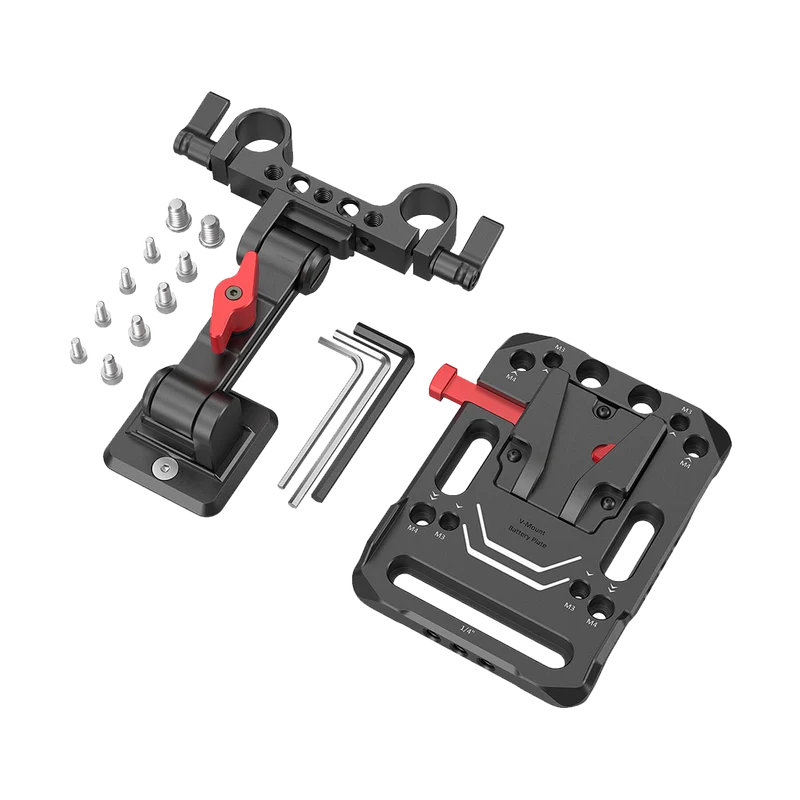 SMALLRIG V-MOUNT BATTERY PLATE WITH ADJUSTABLE ARM