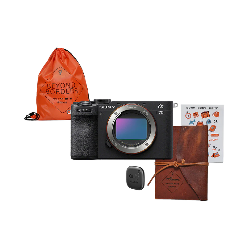 Sony Alpha a7C II Mirrorless Camera (Black) + FREE Beyond Borders Travel Kit