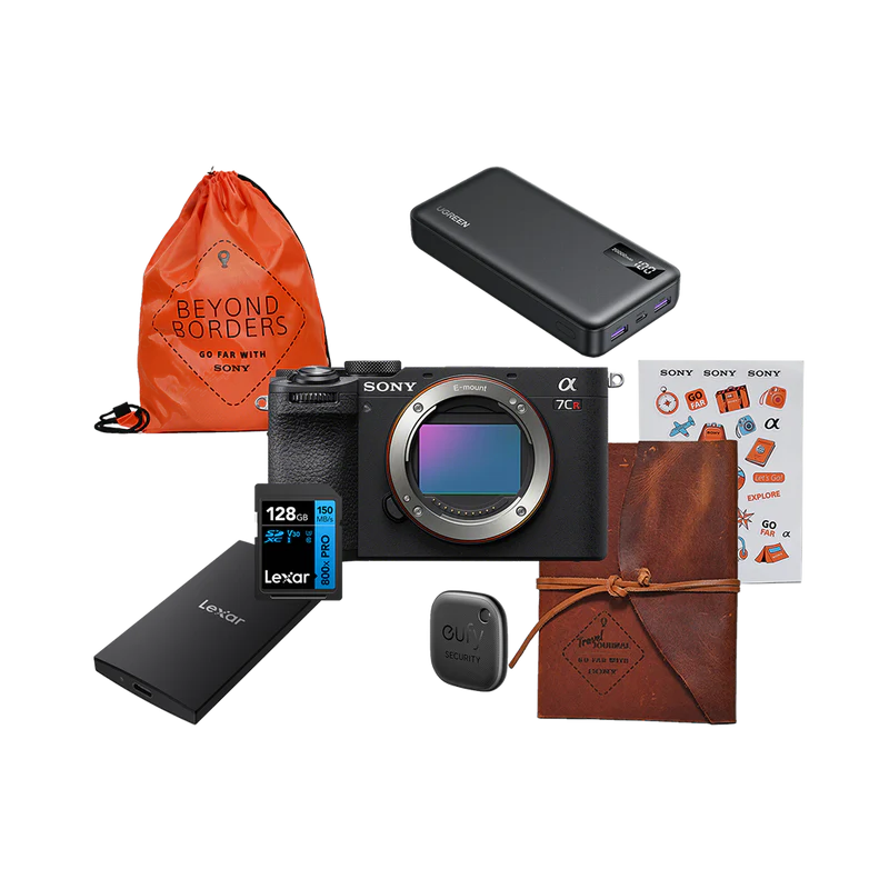 Sony a7CR Mirrorless Camera (Black) + FREE Beyond Borders Travel Kit
