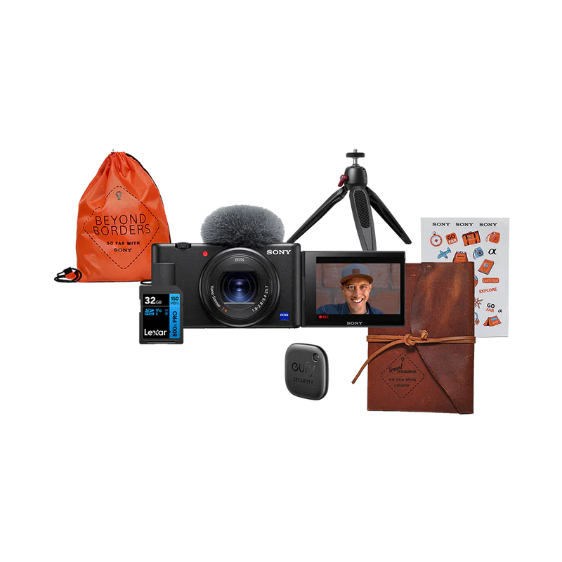 Sony ZV-1 Digital Camera (Black) + FREE Beyond Borders Travel Kit