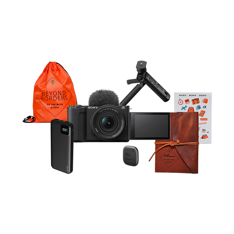 Sony ZV-E10 II Mirrorless Camera with 16-50mm II Lens (Black) + FREE Beyond Borders Travel Kit