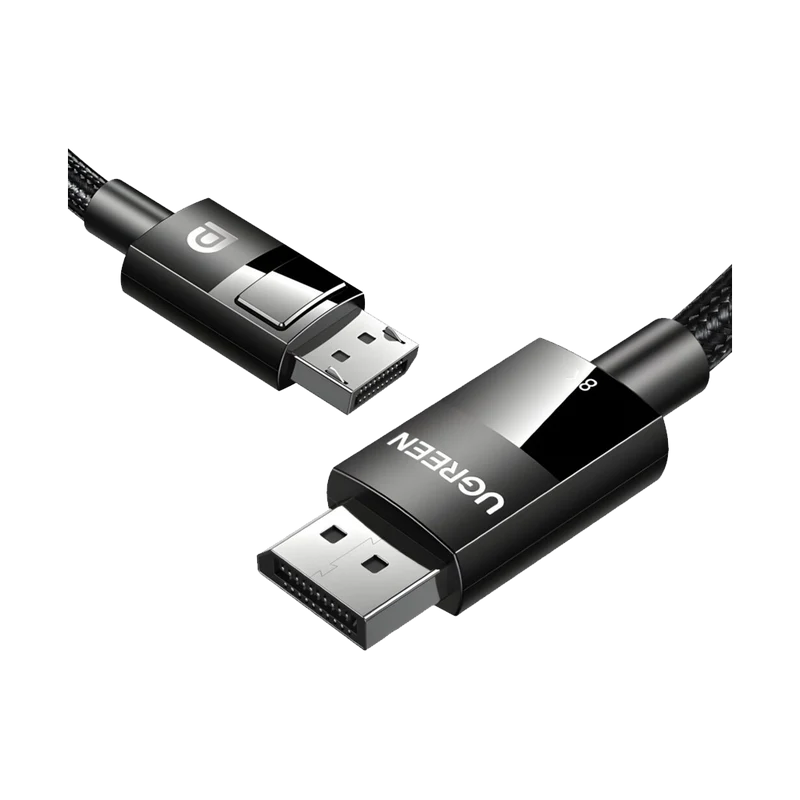UGREEN DP114 8k DISPLAYPORT MALE TO MALE BRAIDED CABLE - 2M