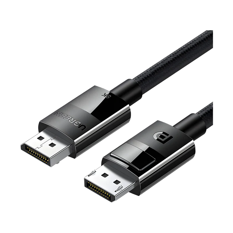 UGREEN DP114 8k DISPLAYPORT MALE TO MALE BRAIDED CABLE - 2M