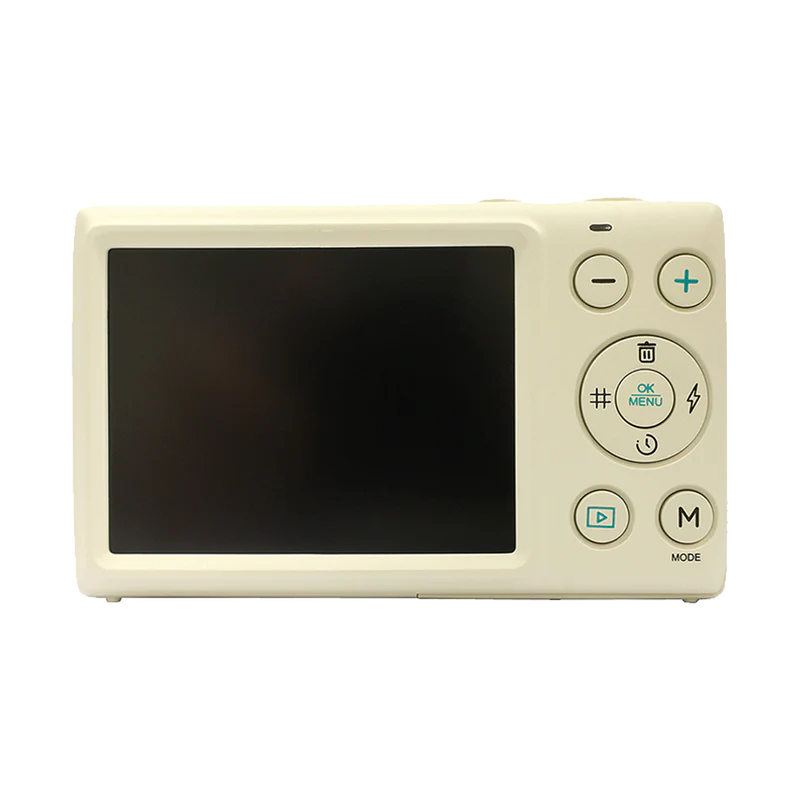 YASHICA DIGIMATE DIGITAL COMPACT CAMERA - OFF WHITE