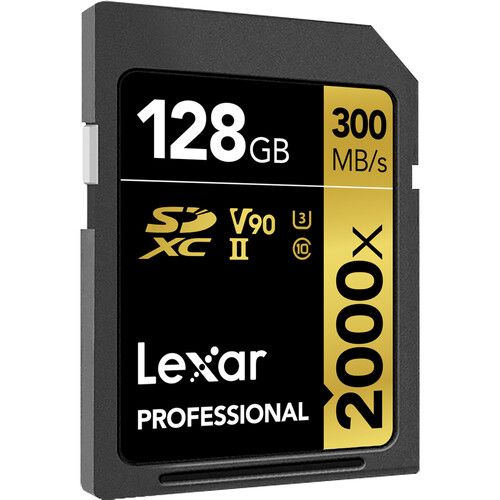 LEXAR SDXC UHS-II PRO 128GB 300MB/S MEMORY CARD Camera tek