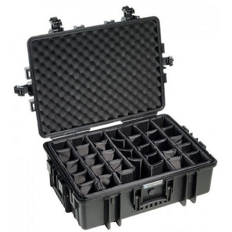 B&W International Type 6500 CASE with Foam – Black Camera tek