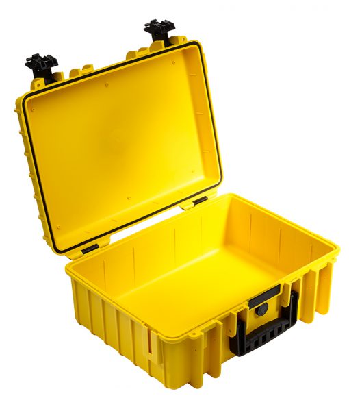 B&W International Type 5000 CASE with Dividers – Yellow Camera tek