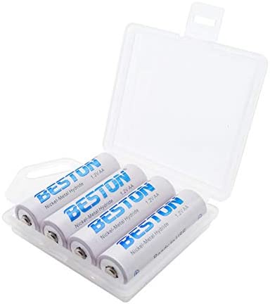 Beston AA Rechargeable Battery 2800 mAh Pack of 4 Camera tek