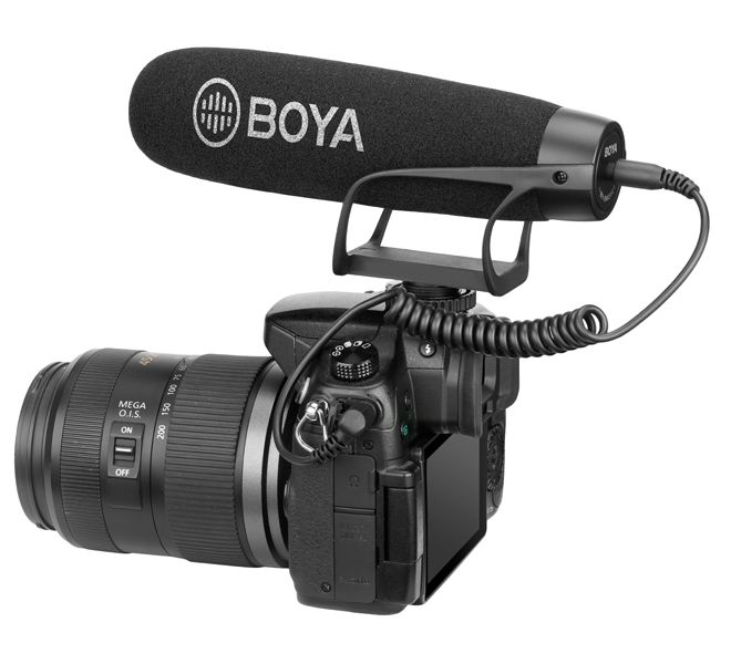 Boya BY-BM2021 Video Shotgun Microphone Camera tek
