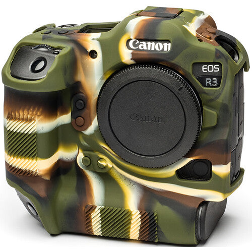 easyCover Silicone Protection Cover for Canon EOS R3 (Camo) Camera tek