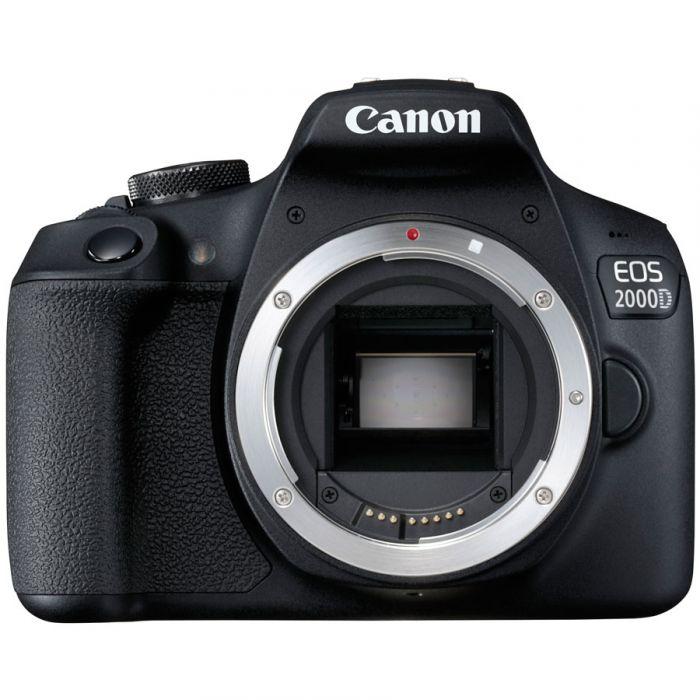 Canon EOS 2000D DSLR with EF-S 18-55mm III & EF 75-300mm f/4-5.6 III Camera tek