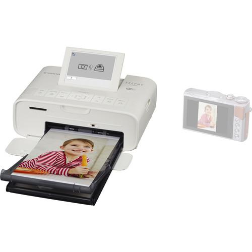 Canon SELPHY CP1300 Compact Photo Printer (White) Camera tek