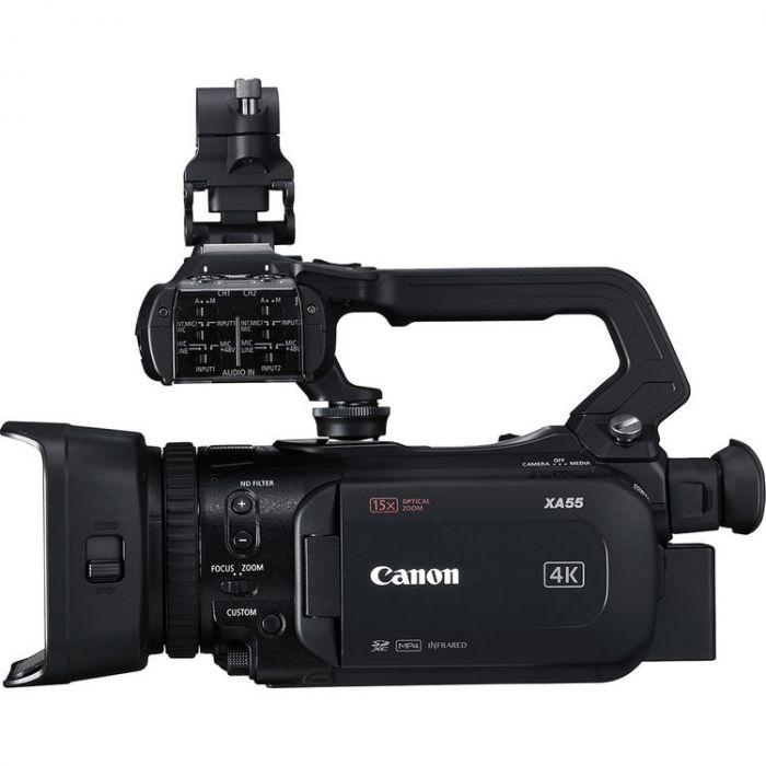 Canon XA55 Professional UHD 4K Camcorder Camera tek
