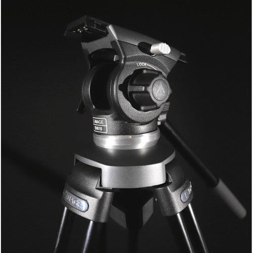 E-Image EK610 Professional Compact Tripod with Fluid Head Camera tek