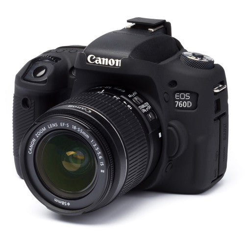 EASYCOVER SILICON CASE CANON EOS 760D (BLACK) Camera tek