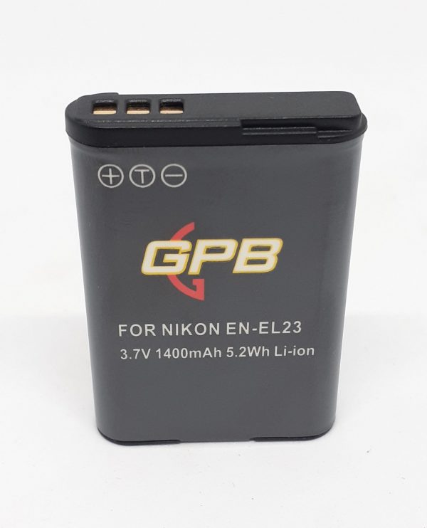 GPB Rechargeable Battery for Nikon EN-EL23 Camera tek