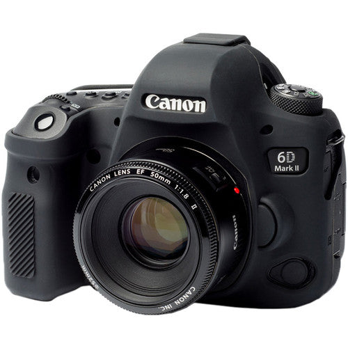 Easycover Silicon Case for Canon EOS 6D Mark II ( Black ) Camera tek