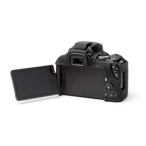 Easycover Silicone Case for Canon EOS 200D | 250D (Black) Camera tek