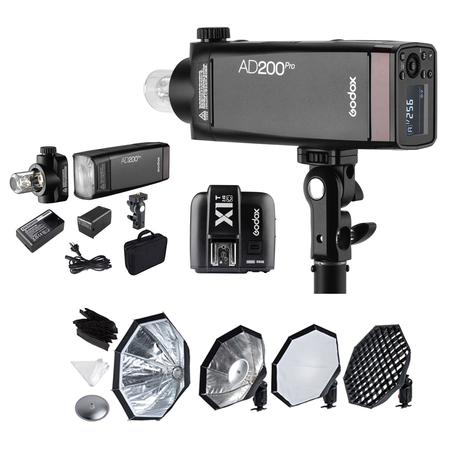 Rental Godox AD200 PRO TTL Pocket Flash Kit Rental - R400 P/Day Camera tek