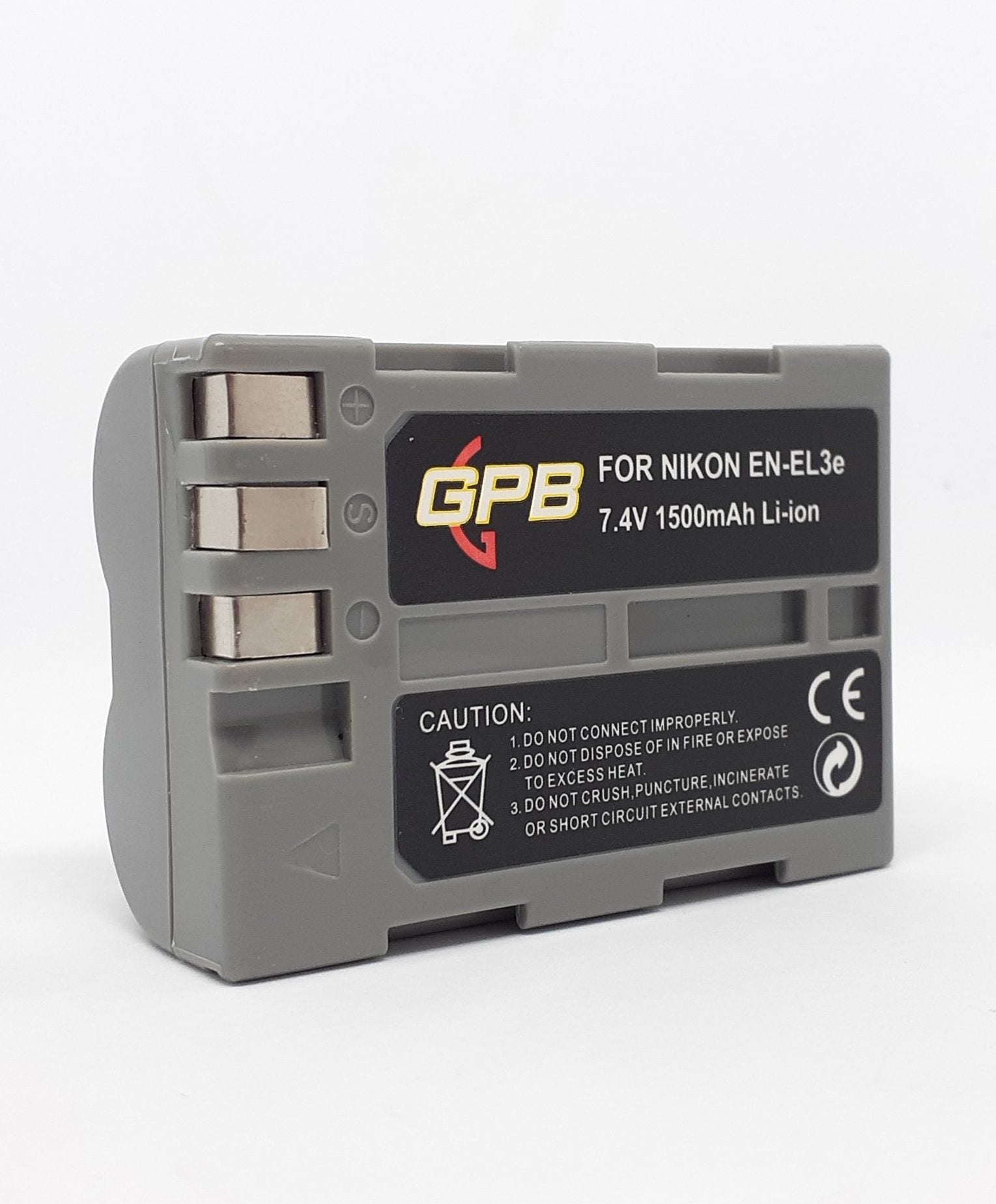 GPB Battery for Nikon EN-EL3E Camera Battery Camera tek