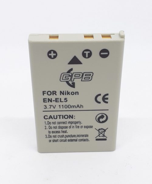 GPB Rechargeable Battery For Nikon EN-EL5 Camera tek