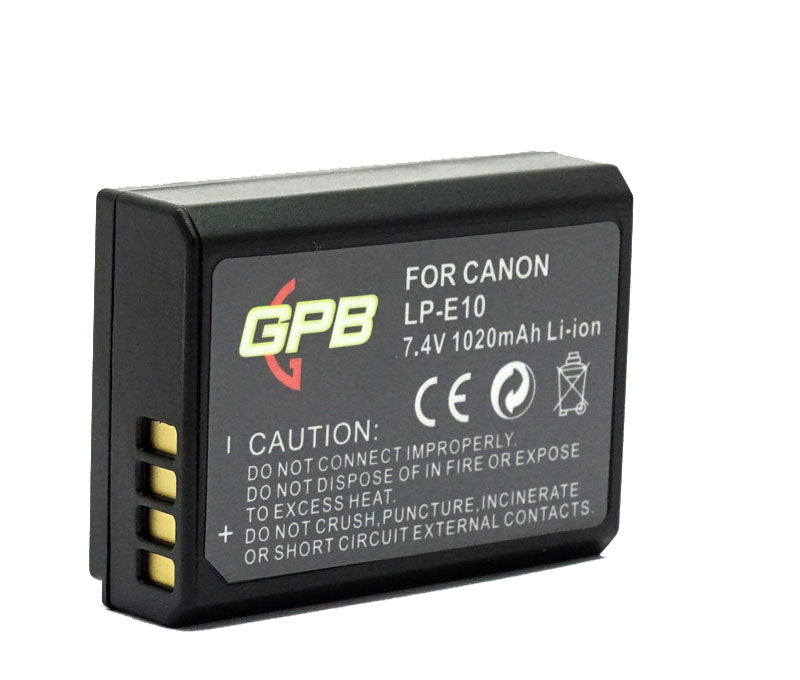 GPB Rechargeable battery for Canon LP-E10 Camera tek