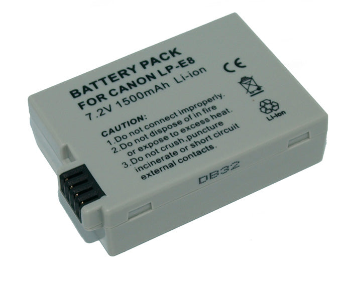 GPB Rechargeable battery for Canon LP-E8 Camera tek