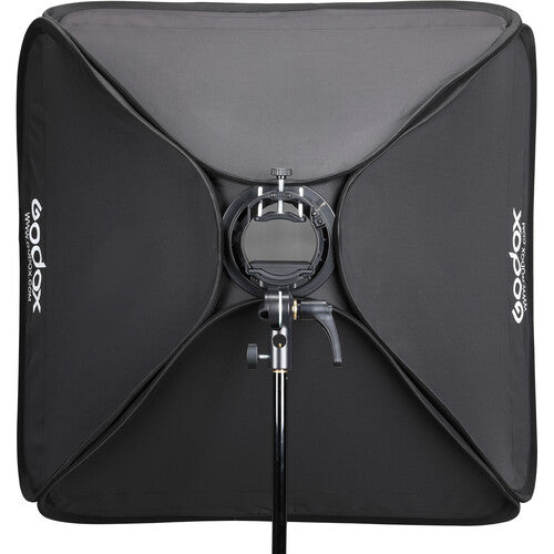 Godox 80 X 80cm Softbox Diffuser + Grid with S2-type Bracket Bowens Mount Camera tek