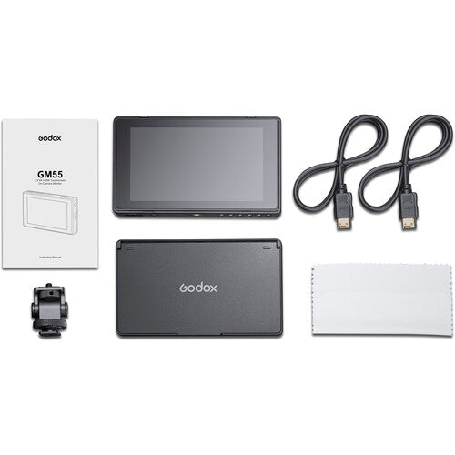 Godox GM55 5.5" 4K HDMI Touchscreen On-Camera Monitor Camera tek