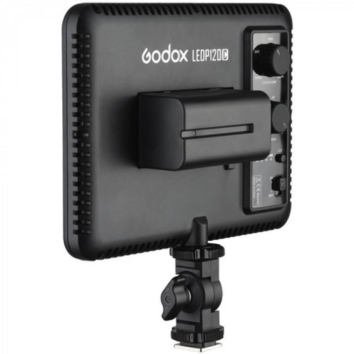 Godox LED P120 Ultra Slim Video Light comes with NPF550 battery and charger Camera tek