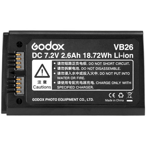 Godox VB-26 Li-Ion Battery for V1 Flash Head Camera tek