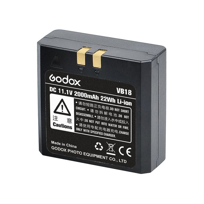Godox VB18 Lithium Battery for V860 + V850 Camera tek