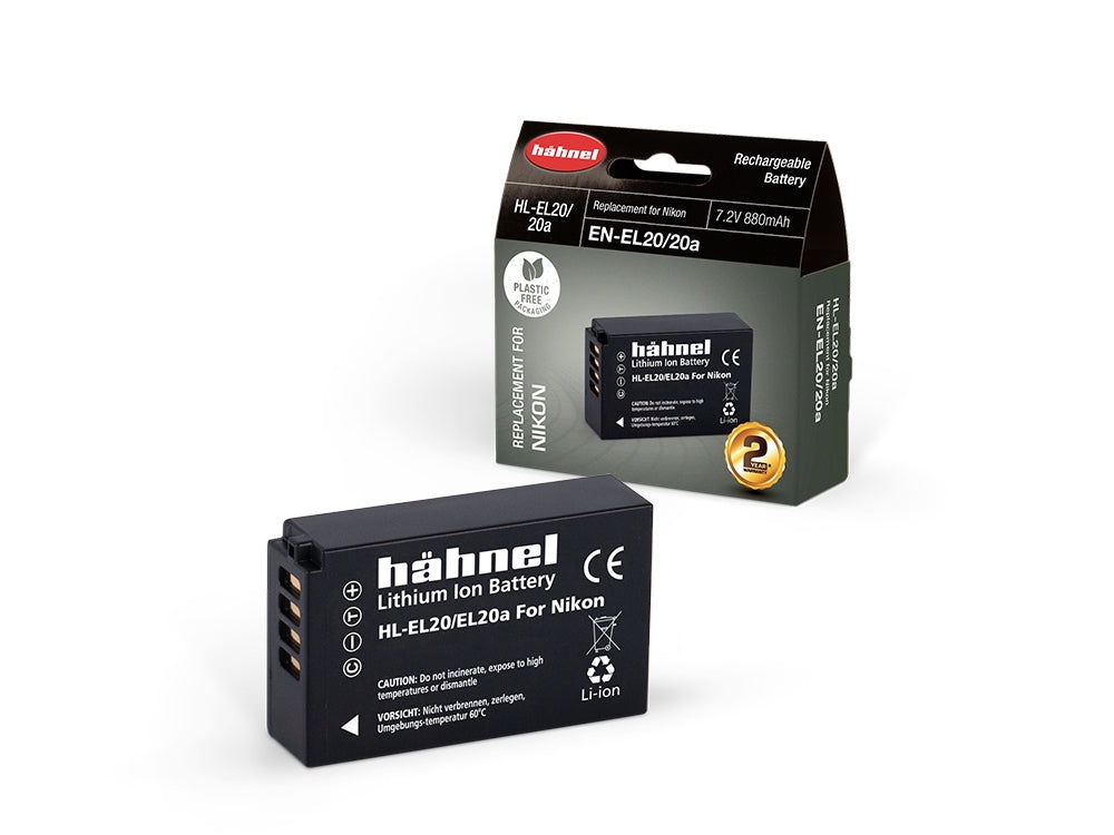 Hahnel HL-EL20/20a Lithium Ion Battery for Nikon (EN-EL20/20a) Camera tek