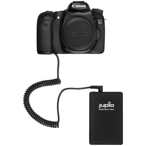 Jupio PowerVault DSLR External Battery Pack for Canon LP-E6 (28Wh) Camera tek