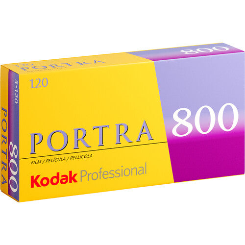 KODAK PORTRA 800 120 5 PACK | Color Negative Film Camera tek